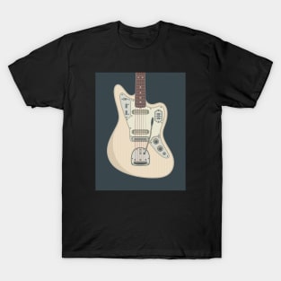 Olympic White Jag Guitar T-Shirt